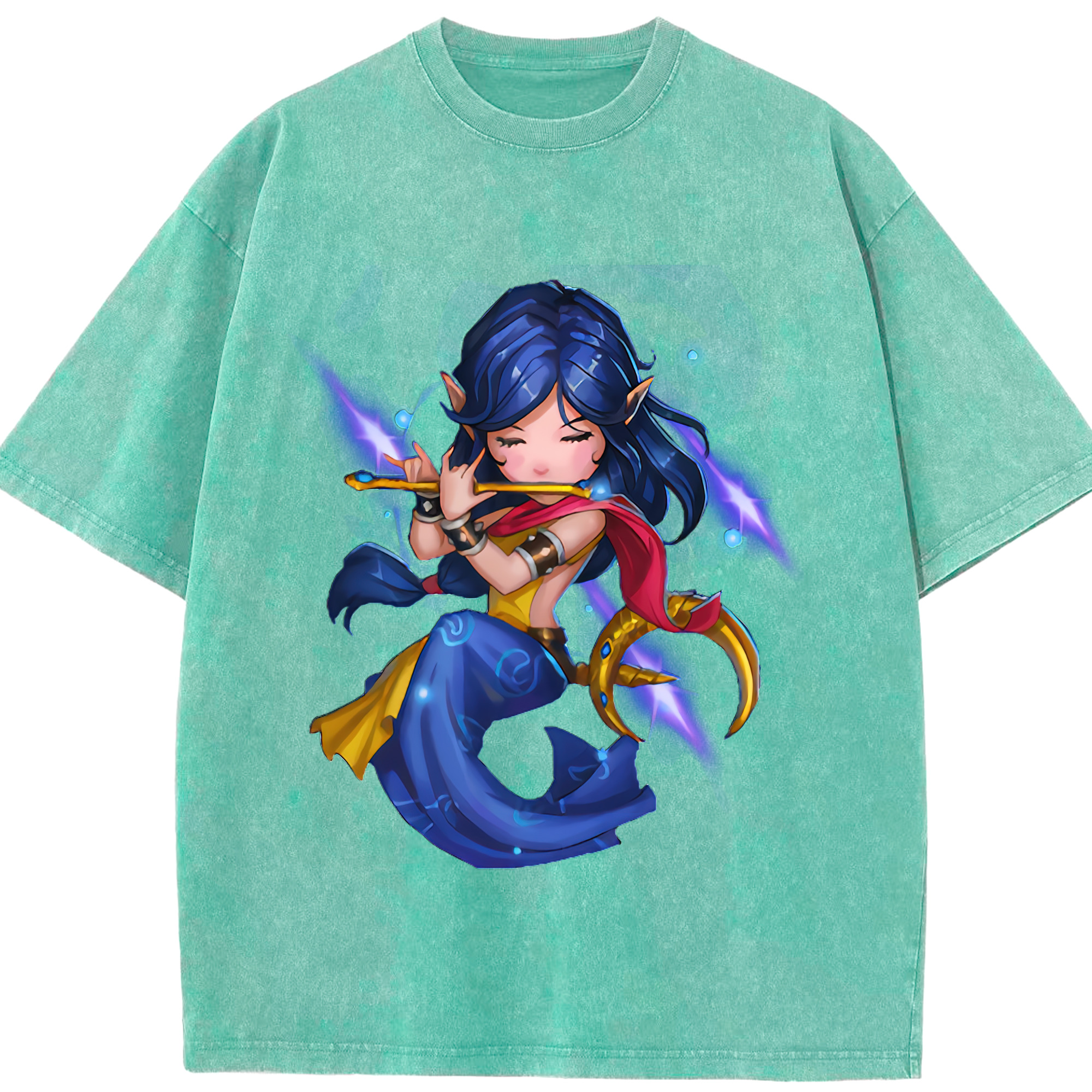 リーグ・オブ・レジェンド League of Legends LOL 綿100% ヴィンテージ風 半袖Tシャツ（フロントプリント）